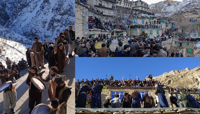 Li Hewremana Text bi dîmenên rengîn cejna dîrokî ya Pîrsaliyar birêve diçe