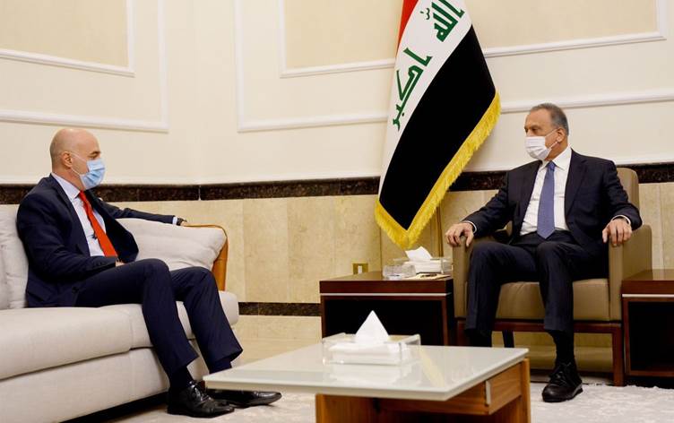 Mistefa Kazimî bi Balyozê Tirkiye yê Bexdayê re civiya