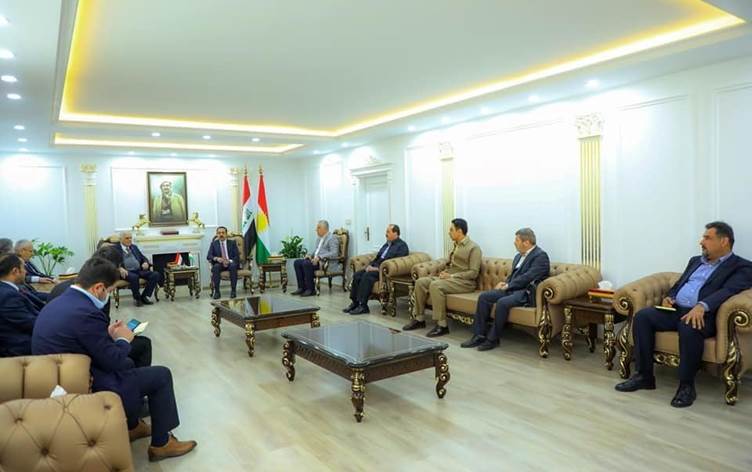 Heyeta AKP ê li Hewlêrê seredana parêger kir