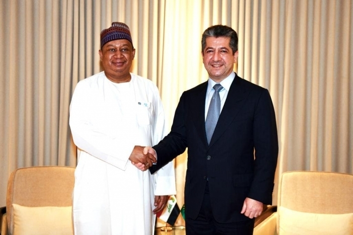 Mesrûr Barzanî bi sekreterê gistî yê OPEC ê re civiya