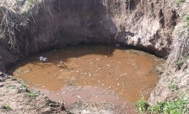 Li Farqînê du zarokên biçûk di çala ku li ber dileyîstin de xeniqîn