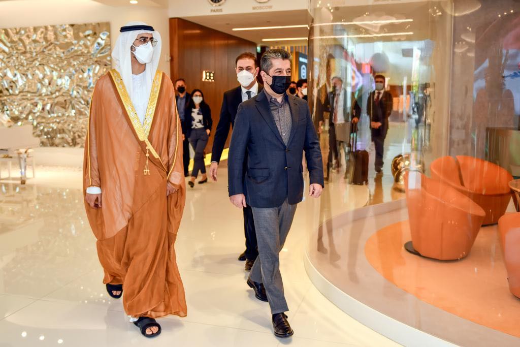 Serokwezîrê Herêma Kurdistanê serdana Îmarata Erebî kir