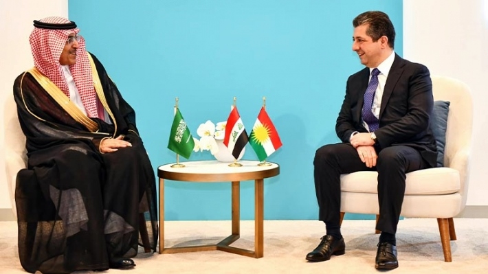 Mesrûr Barzanî û Wezîrê Siûdî civiyan: ‘Em girîngiyê didin aramiya Herêma Kurdistanê'