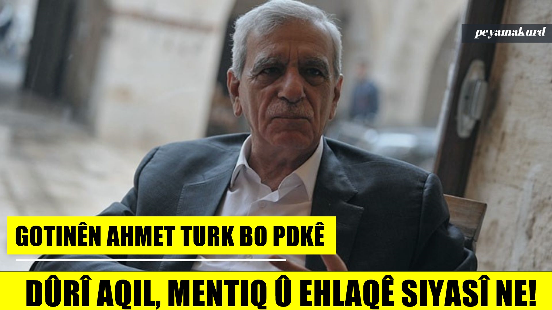 Gelo wê Ahmet Turk careke din bi çi rûyî serdana Basûr bike?