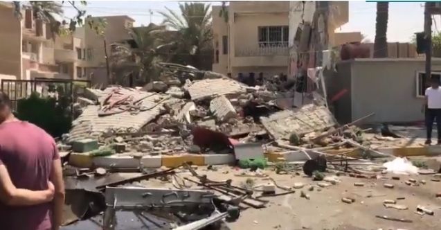 Bexda | Di xwaringehê de teqîn çêbû, avahiya sê qatî hilwesiya