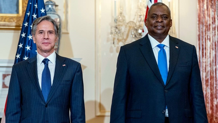 Wezîrê Derve û Berevaniya Amerîkayê serdana Kîevê dikin