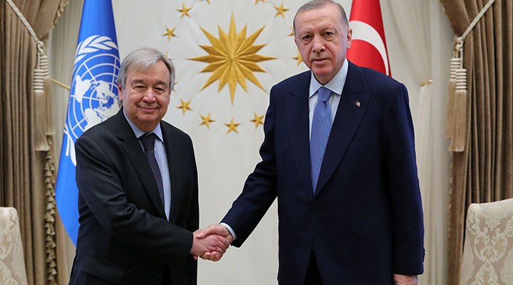 Erdogan bi sekreterê Neteweyên Yekgirtî Guterres re axifî