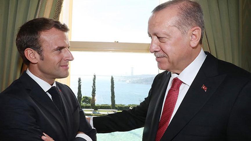 Serokkomarê Tirkiyê Erdogan bi serokê Fransayê Macron re axifî