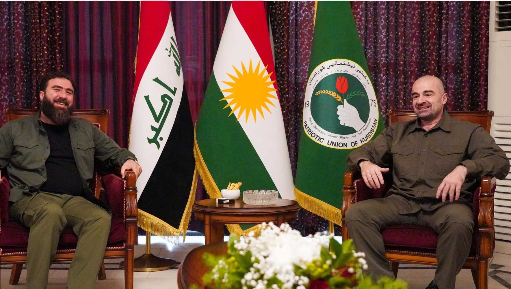 Serokê YNKê bi Sekreterê Gistî yê Tevgera Babilyon Rayan El-Kildanî re civiya