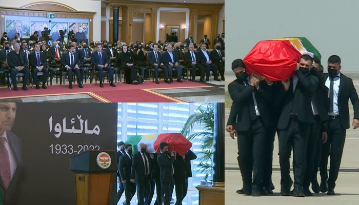 Cenazeyê Elî Qazî li Hewlêrê bi merasîmeke fermî hat pêswazîkirin