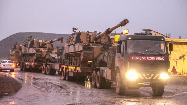 Karwaneke leskerî ya Artêsa Tirkiyê derbasî Minbicê bû