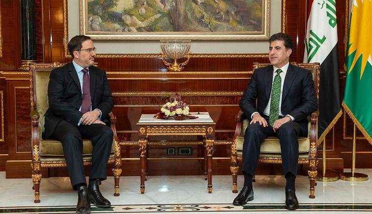 Nêçîrvan Barzanî îro bi Balyozê Brîtanya yê li Iraqê re civiya