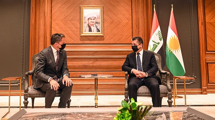 Mesrûr Barzanî pêswazî li Robert Palladino kir