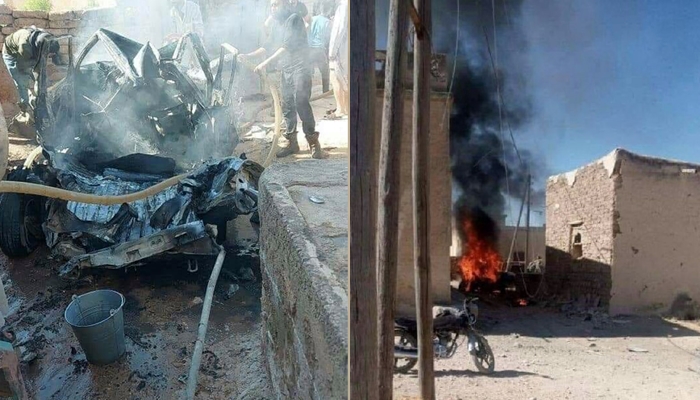 Heleb | Li herêmên kontrola Tirkiyê 2 otomobîl hatin teqandin