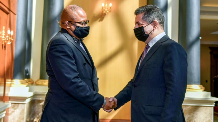 Mesrûr Barzanî Konsûlê nû yê Amerîkayê pêswazî kir