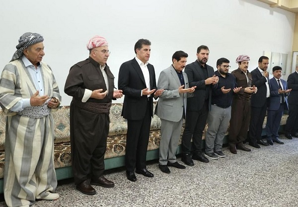 Nêçîrvan Barzanî besdarî merasîma oxirkirina Emer Mîranî bû