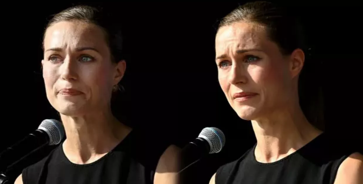 Serokwezîra Finlandiyayê, bi girî lêborîn xwest