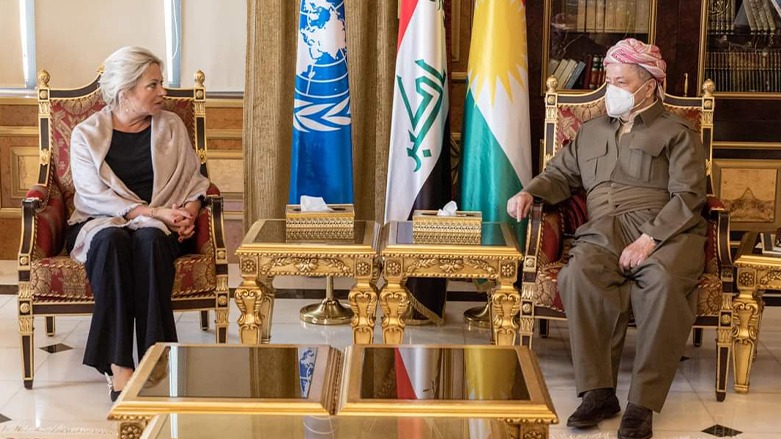 Serok Barzanî bi Nûnera NY re civiya: Divê destûr bibe bingeha hevtêgihîstinan