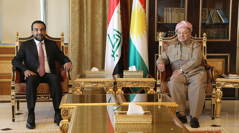 Serok Barzanî, ligel Mihemed Helbûsî û Xemîs Xencer hevdîtin kir