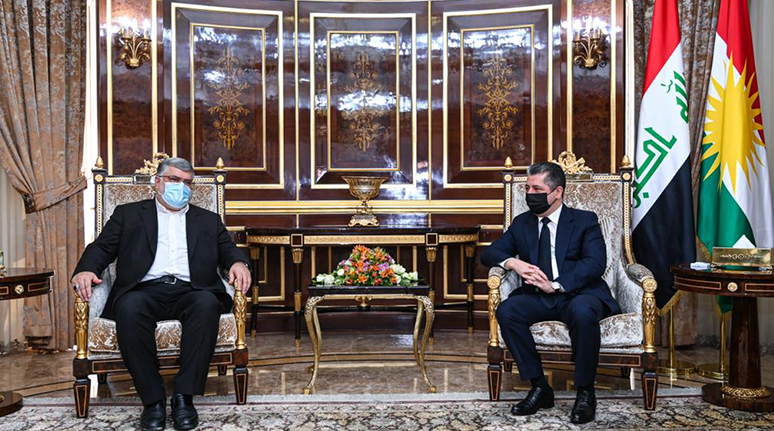 Serokwezîr Barzanî, ligel Parêzgarê Urmiyê hevdîtin kir