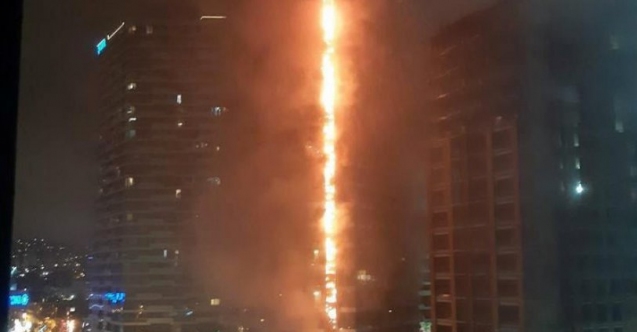 Li Îstenbolê li Fikirtepe agir bi resîdanstekî 24 qatî ket