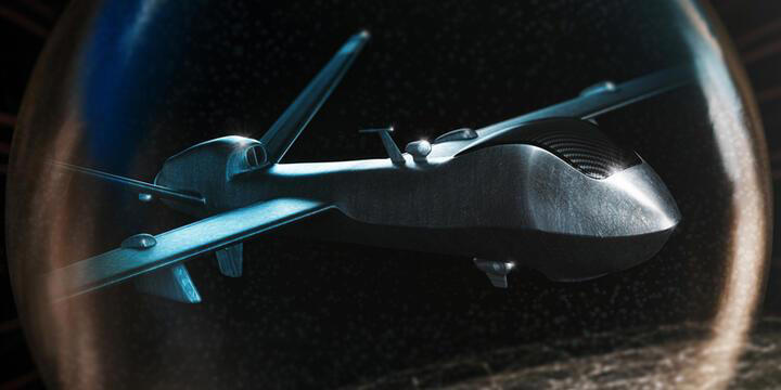 Ûkrayna, dîmenên xistina balafira bêajotvan ya Rûsyayê wesand