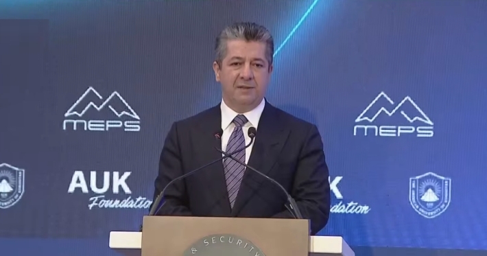 Mesrûr Barzanî gotarek xêrhatinê li Lûtkeya Astî û Ewlekariya Rojhilata Navîn pêskês kir