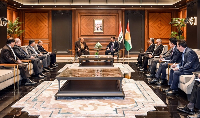 Serokwezîr Barzanî bi sanda Dîplomasiya Bazirganî ya Îranê re civiya