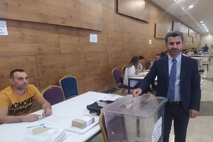 Nahît Eren, car din wekî Serokê Baroya Diyarbekirê hat hilbijartin