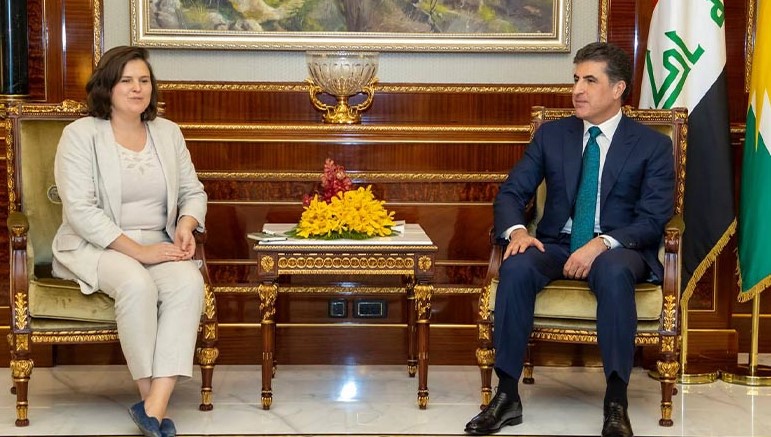 Nêçîrvan Barzanî bi sandeke Parlamentoya Almanyayê re civiya