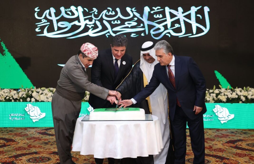 Nêçîrvan Barzanî besdarî merasîma 92yemîn salvegera roja Nistimanî ya Siûdî bû