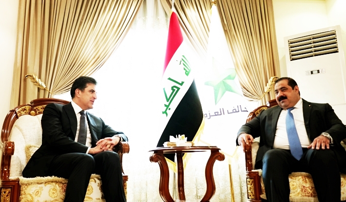 Nêçîrvan Barzanî li Bexdayê bi Serokê Hevpeymaniya Ezim re civiya