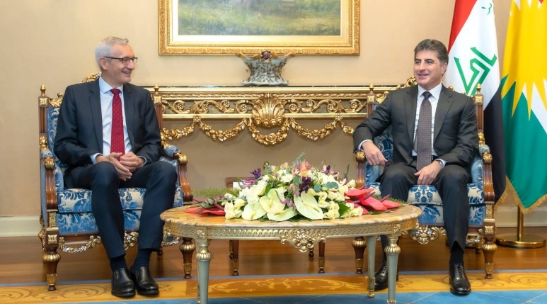 Nêçîrvan Barzanî, Balyozê Almanyayê yê Iraqê qebûl kir