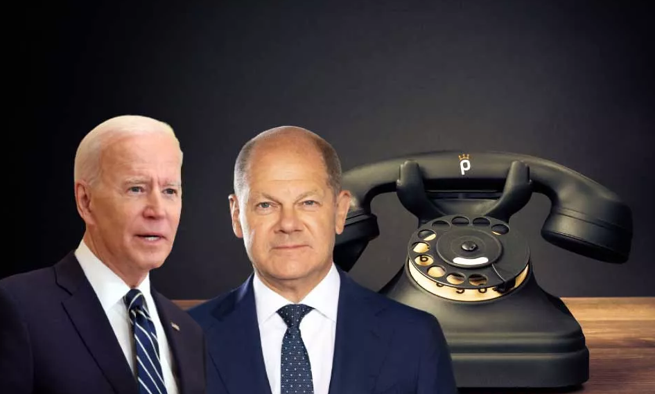 Serokwezîrê Almanyayê, ligel Biden axivî