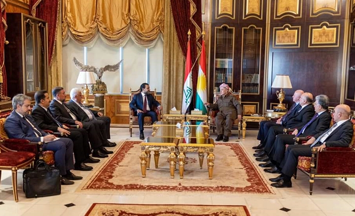 Serok Barzanî pêswazî li sanda Hevpeymaniya Îdareya Dewletê kir