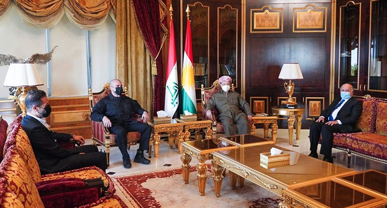 Serok Mesûd Barzanî pêswazî li Bafil Talebanî kir