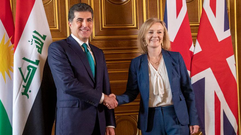 Serokwezîra Brîtanyayê nameyek ji Nêçîrvan Barzanî re sand