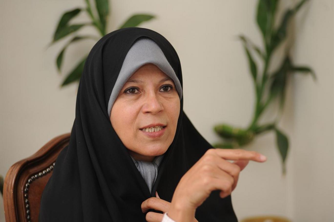 Qîza Hasimî Rafsancanî bi ber destekê daye xwepêsandêran tê darizandin