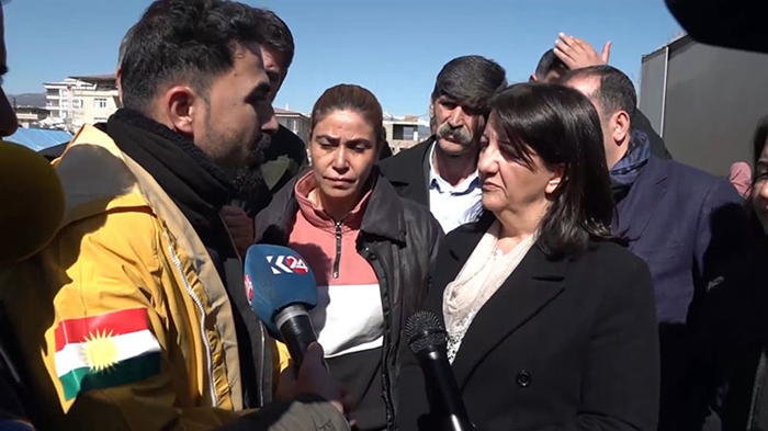 Pervîn Buldan çû serdana tîma Dezgeha Xêrxwazî ya Barzanî û spasiya wan kir