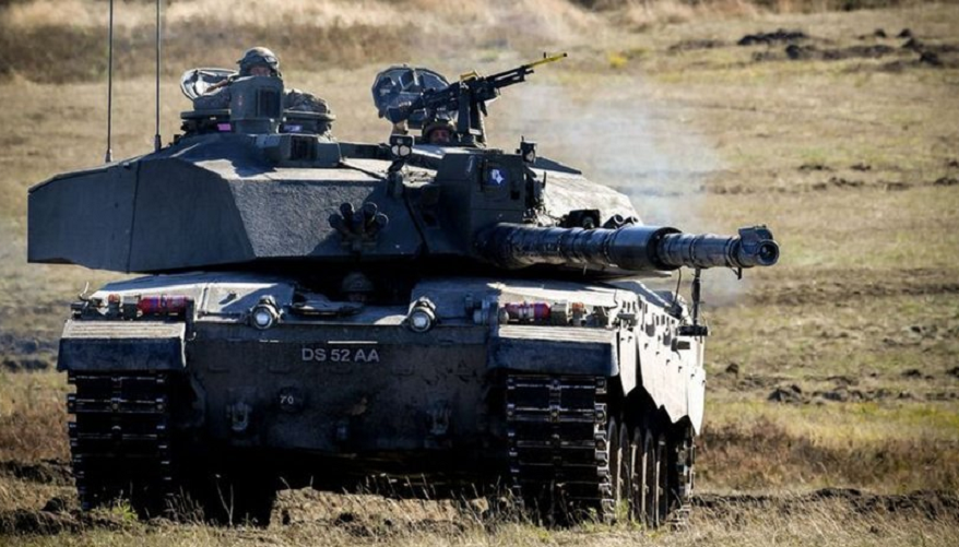 Leskerên Ukraynayê, li wî welatî perwerdehiya tanqan dibînin