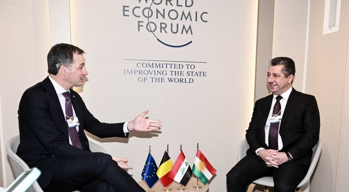 DAVOS | Mesrûr Barzanî bi Serokwezîrê Belçîkayê re civiya
