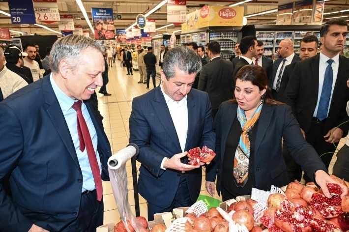 Mesrûr Barzanî: Em ê bixebitin da berhemên Kurdistanê îxrac bikin