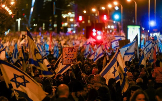 Li Îsraîlê dijî yasaya darazê xwepêsandaneke mezin hat lidarxistin