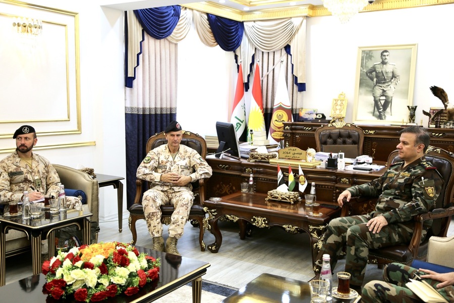 Hêzên Îtalî ji nû ve dest bi perwerdekirina hêzên Pêsmerge dikin