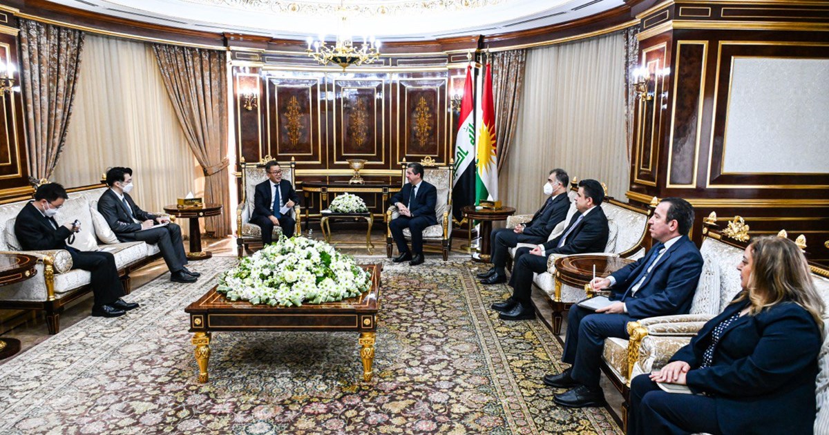 Mesrûr Barzanî bi li Balyozê Gistî yê Çînê re civiya