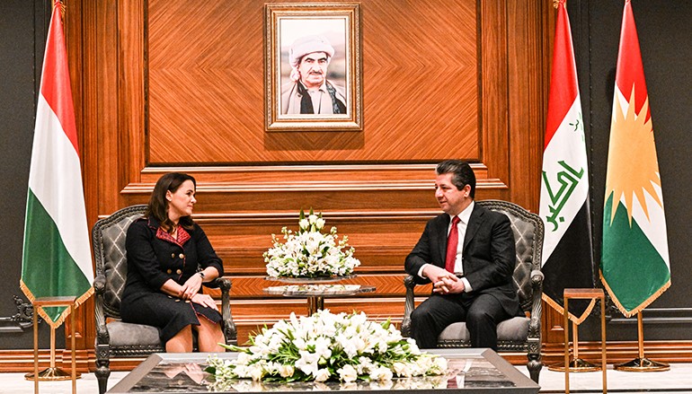 Mesrûr Barzanî bi Seroka Macaristanê Katalin Novak re civiya