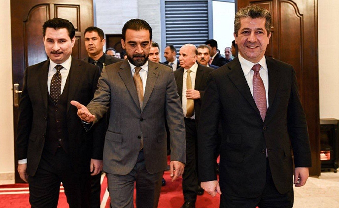 Mesrûr Barzanî û Helbûsî çareseriya kêseyên Hewlêr-Bexdayê gotûbêj kirin