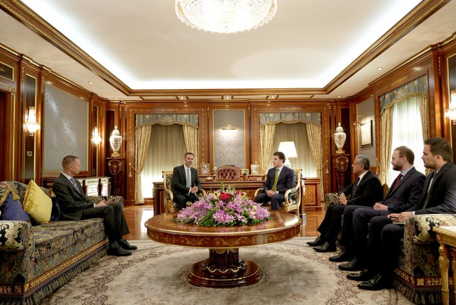 Nêçîrvan Barzanî, pêswaziya Balyozê Gistê yê Hollandê kir