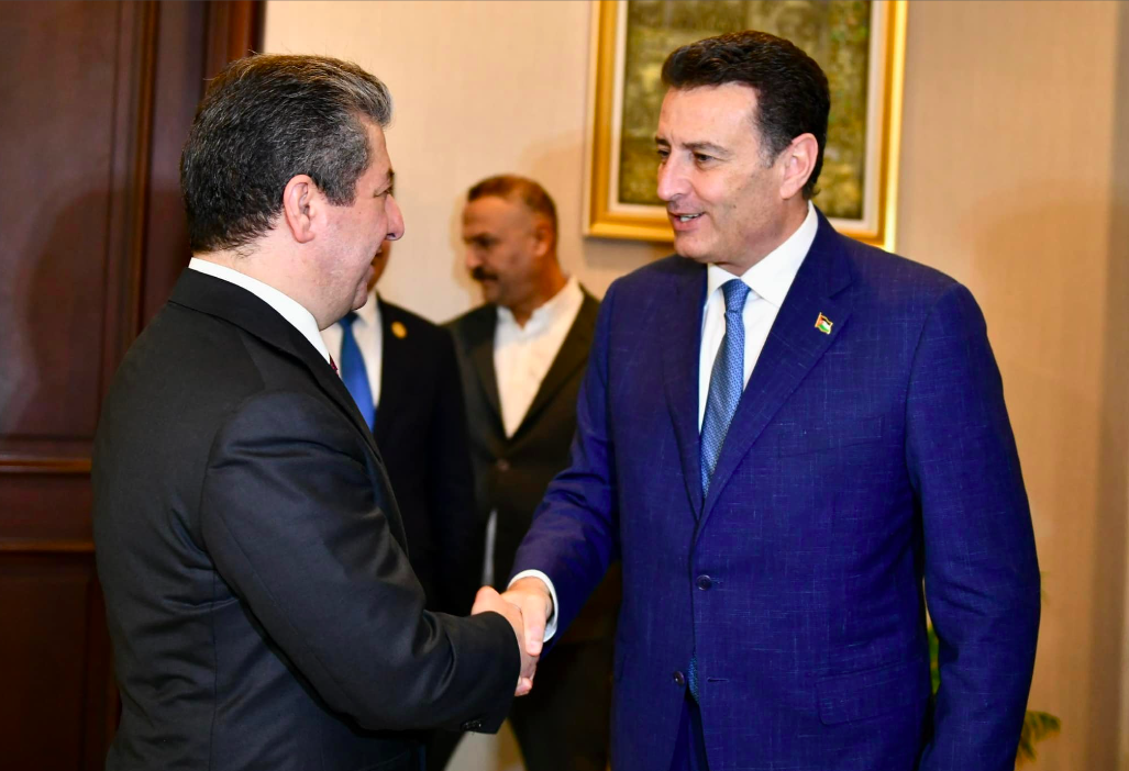 Serokwezîr Barzanî bi Serokê Parlamentoya Urdinê re civiya