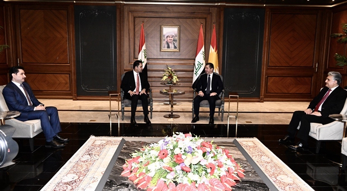 Mesrûr Barzanî bi cîgirên Serokê Parlamentoya Iraqê re rewsa Iraqê gotûbêj kir